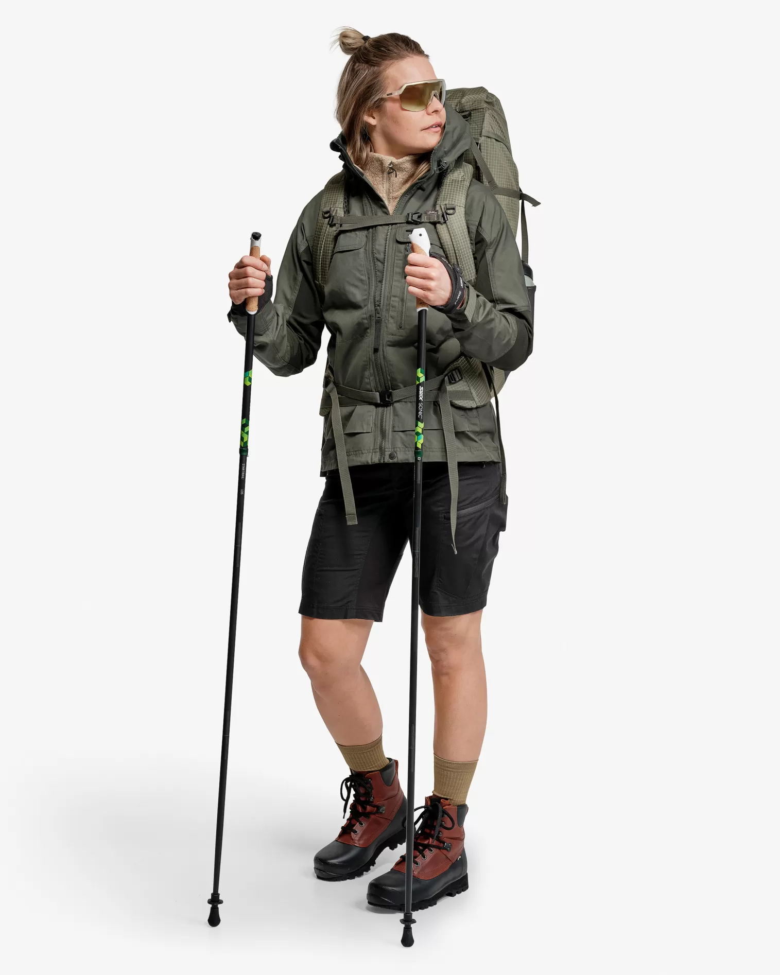 Outlet Lundhags Authentic Ws Jacket Forest Green/Dark Forest Green