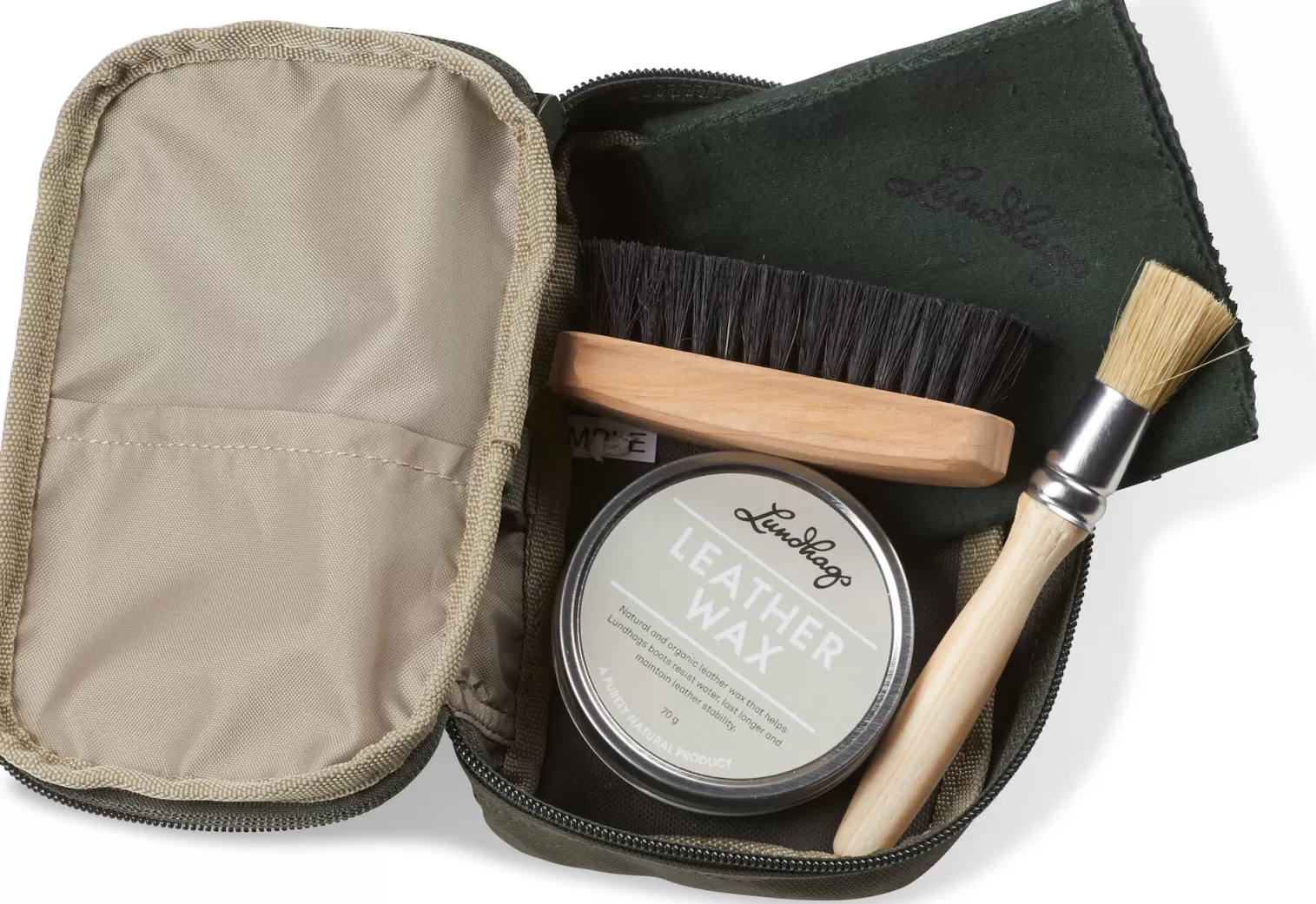 Cheap Lundhags Boot Care Kit Forest Green