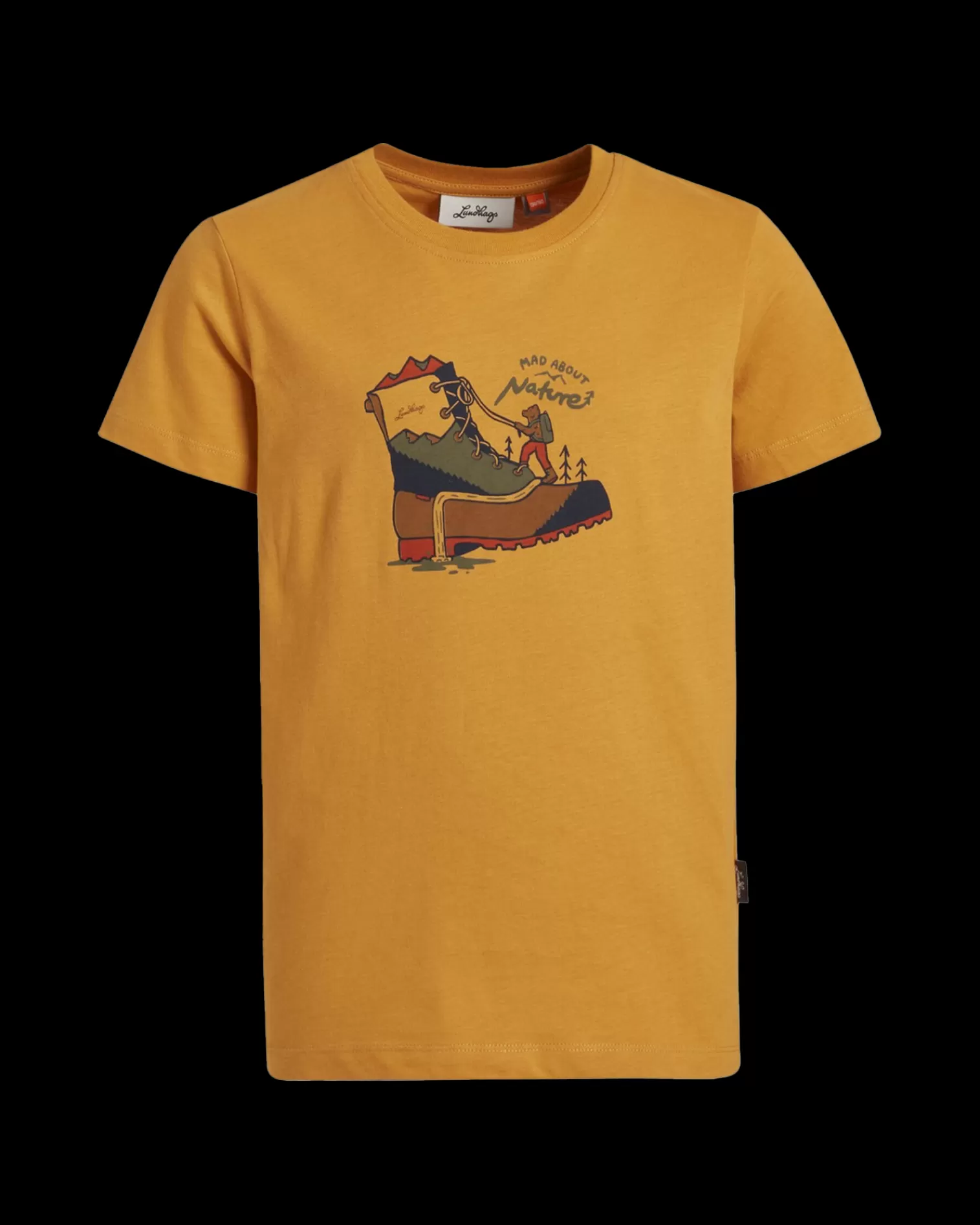 Outlet Lundhags Fulu Climbing T-shirt Jr Gold