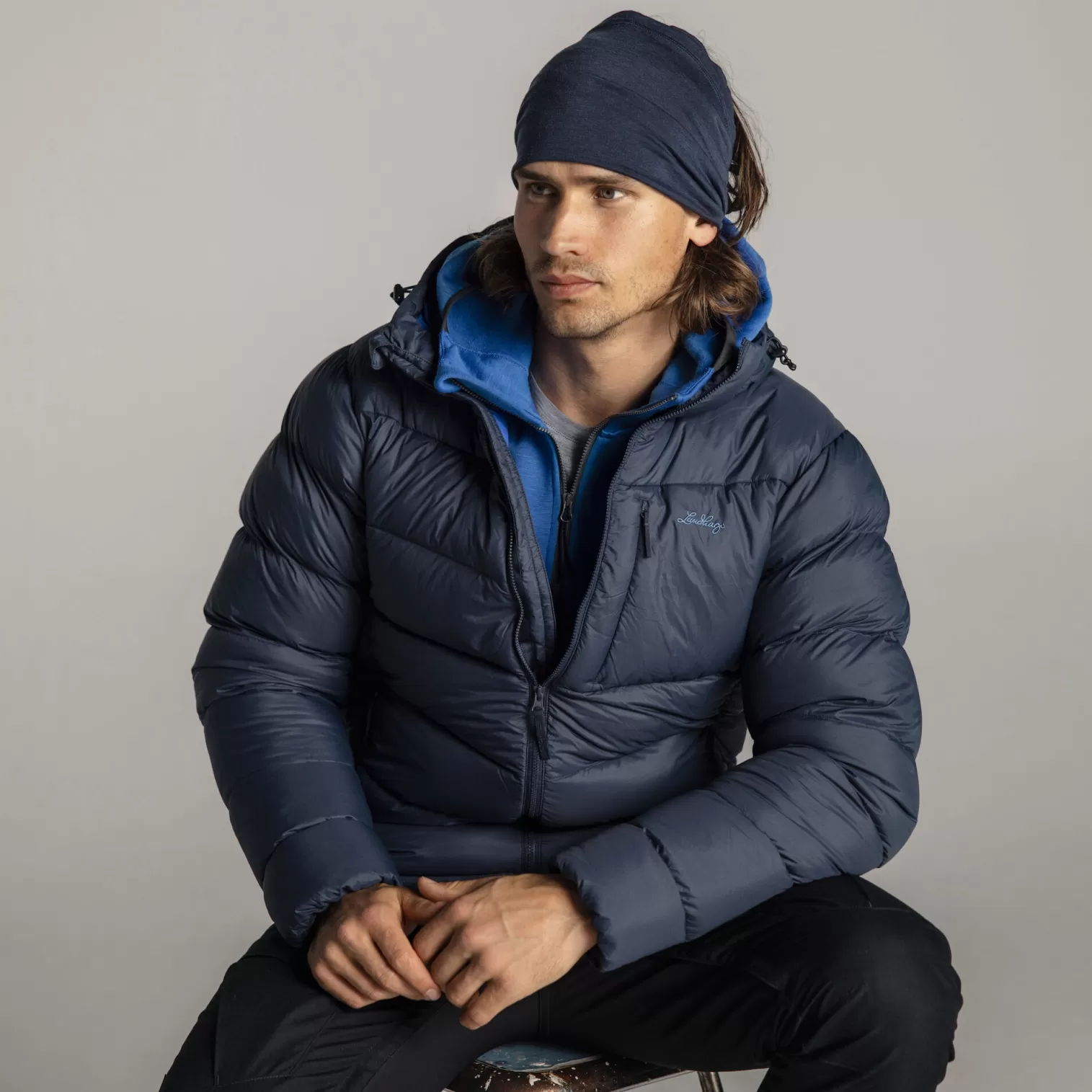 Hot Lundhags Fulu Down Hooded Jacket M Deep Blue