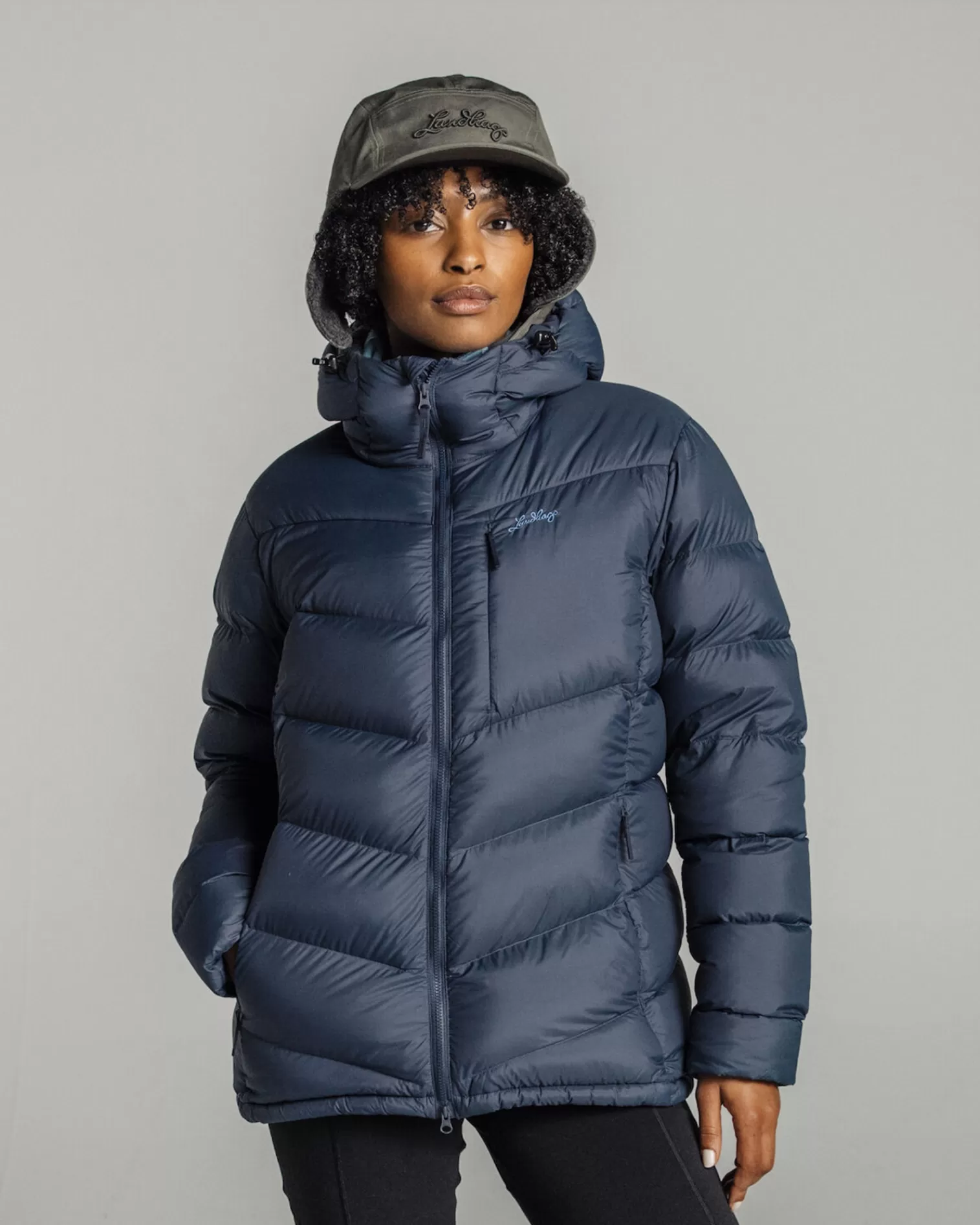 Cheap Lundhags Fulu Down Hooded Jacket W Deep Blue