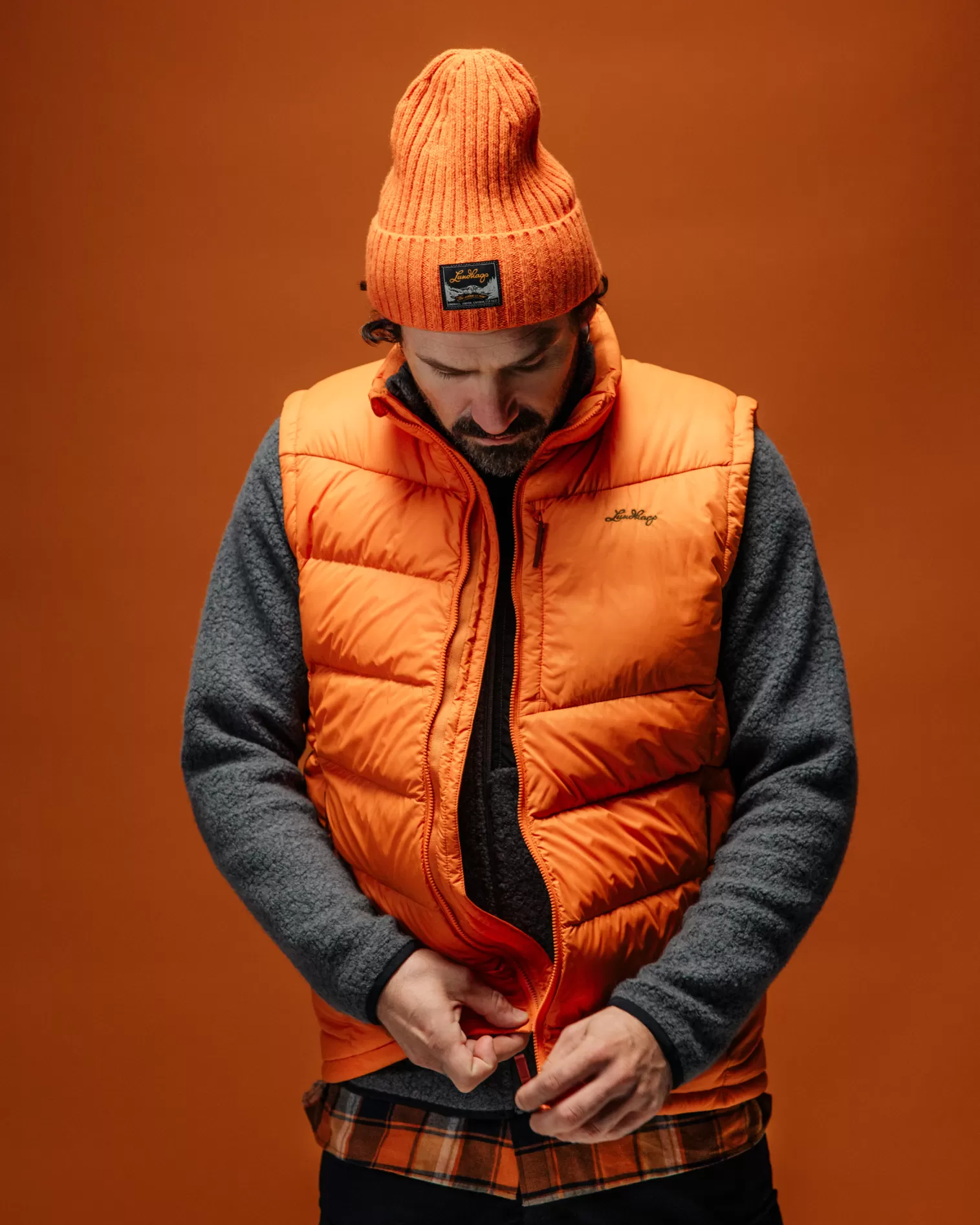 Discount Lundhags Fulu Down Vest M Burnt Orange