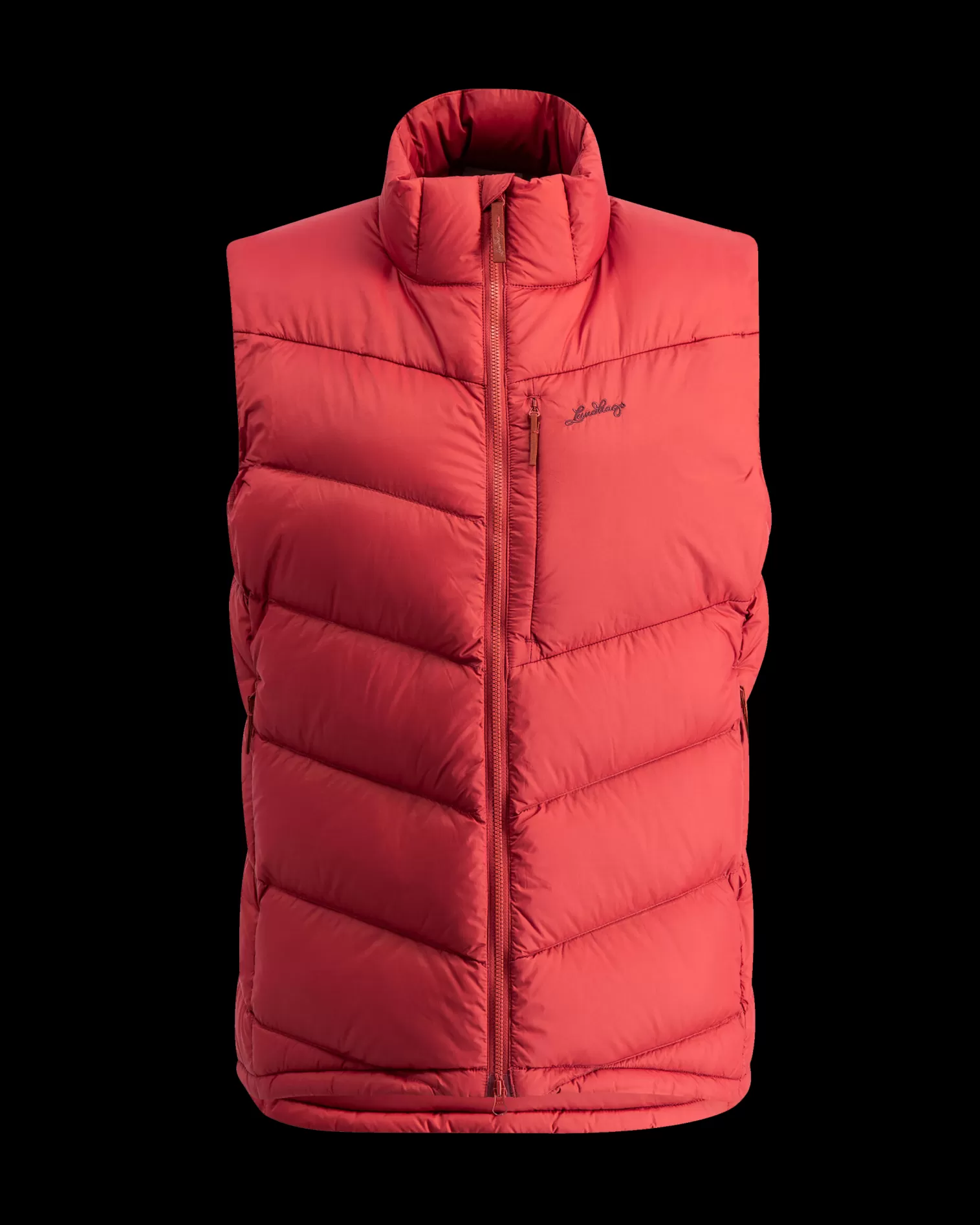 New Lundhags Fulu Down Vest W Rosewood