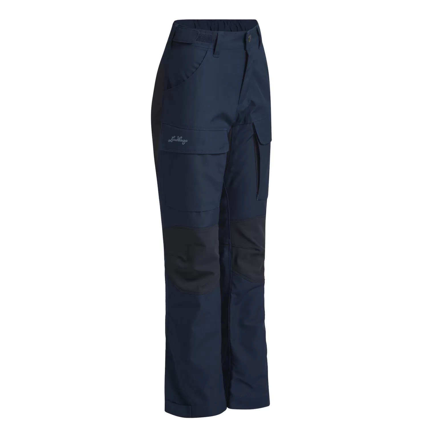 Clearance Lundhags Fulu Rugged Stretch Hybrid Pant Jr Light Navy/Deep Blue