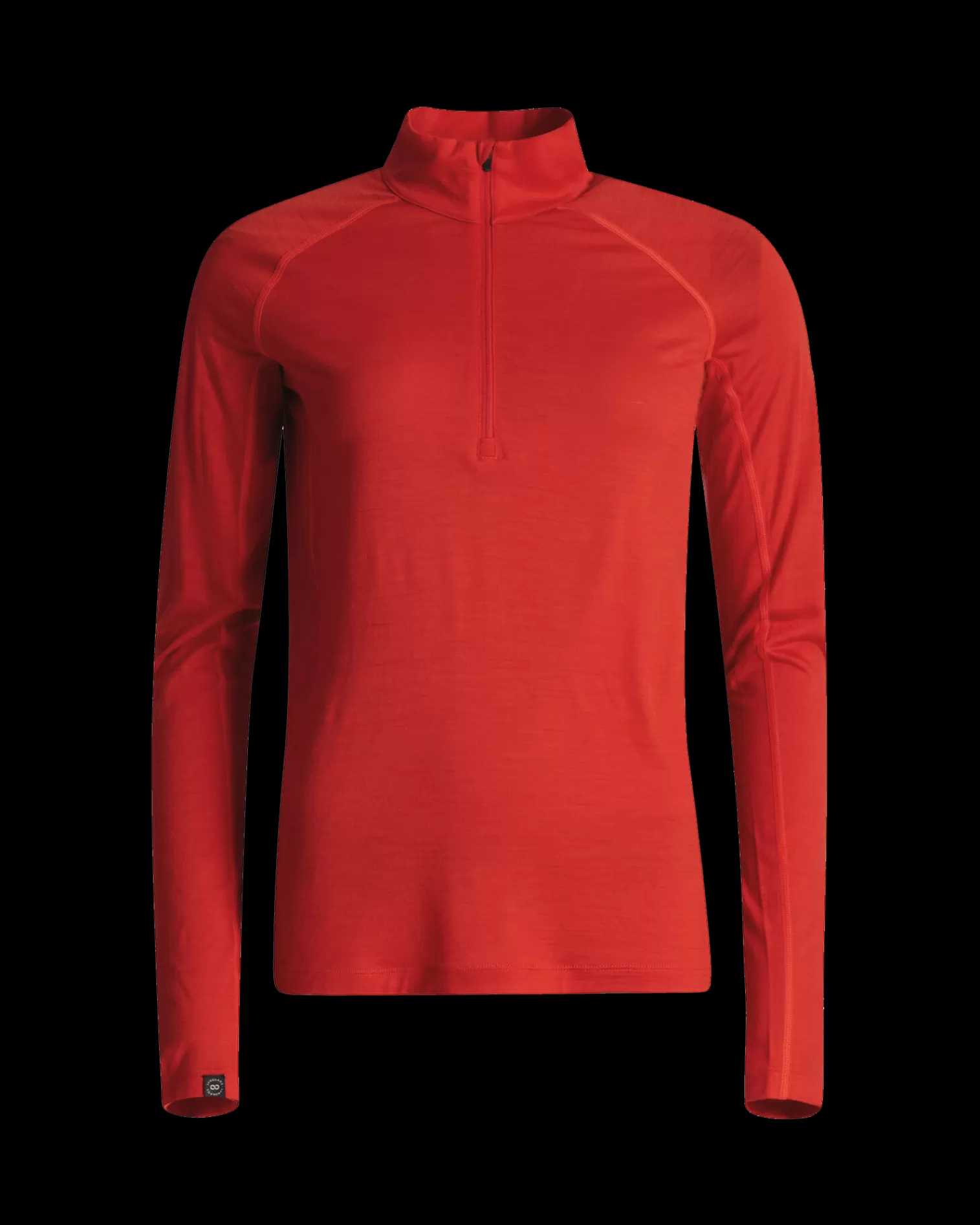 Shop Lundhags Gimmer Merino Lt Ws 1/2 Zip Lively Red