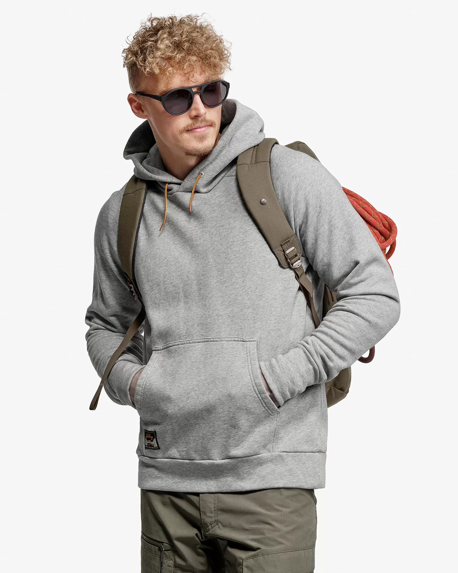 Shop Lundhags Järpen Hoodie M Light Grey