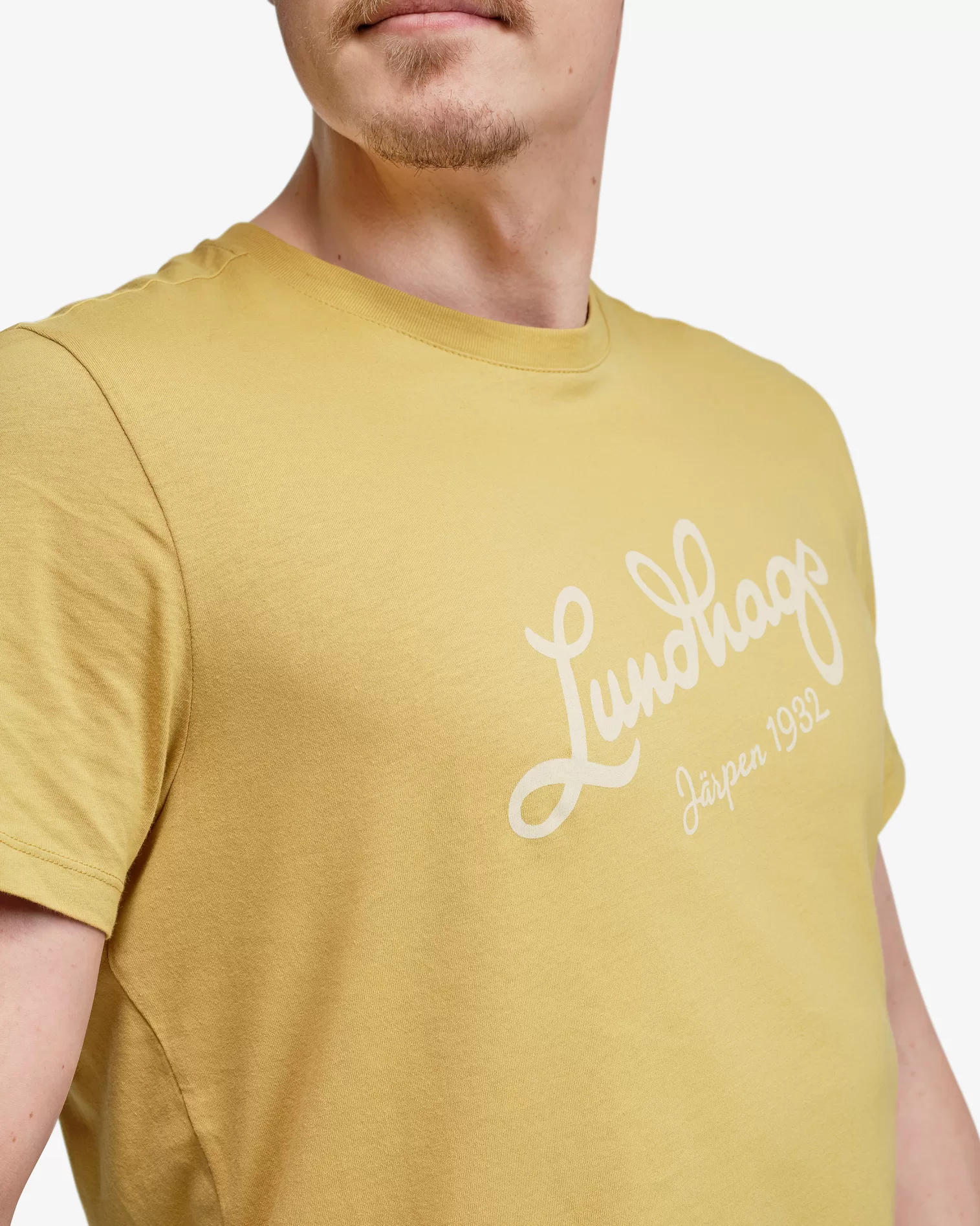 New Lundhags Järpen Logo T-shirt M Straw