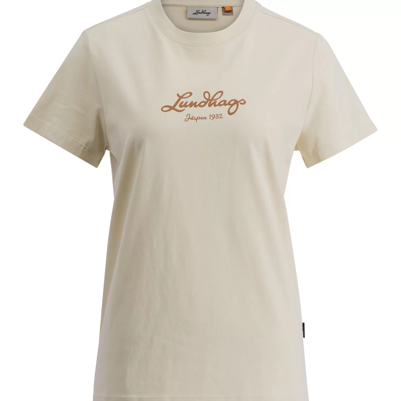 New Lundhags Järpen Logo T-shirt W Chalk White