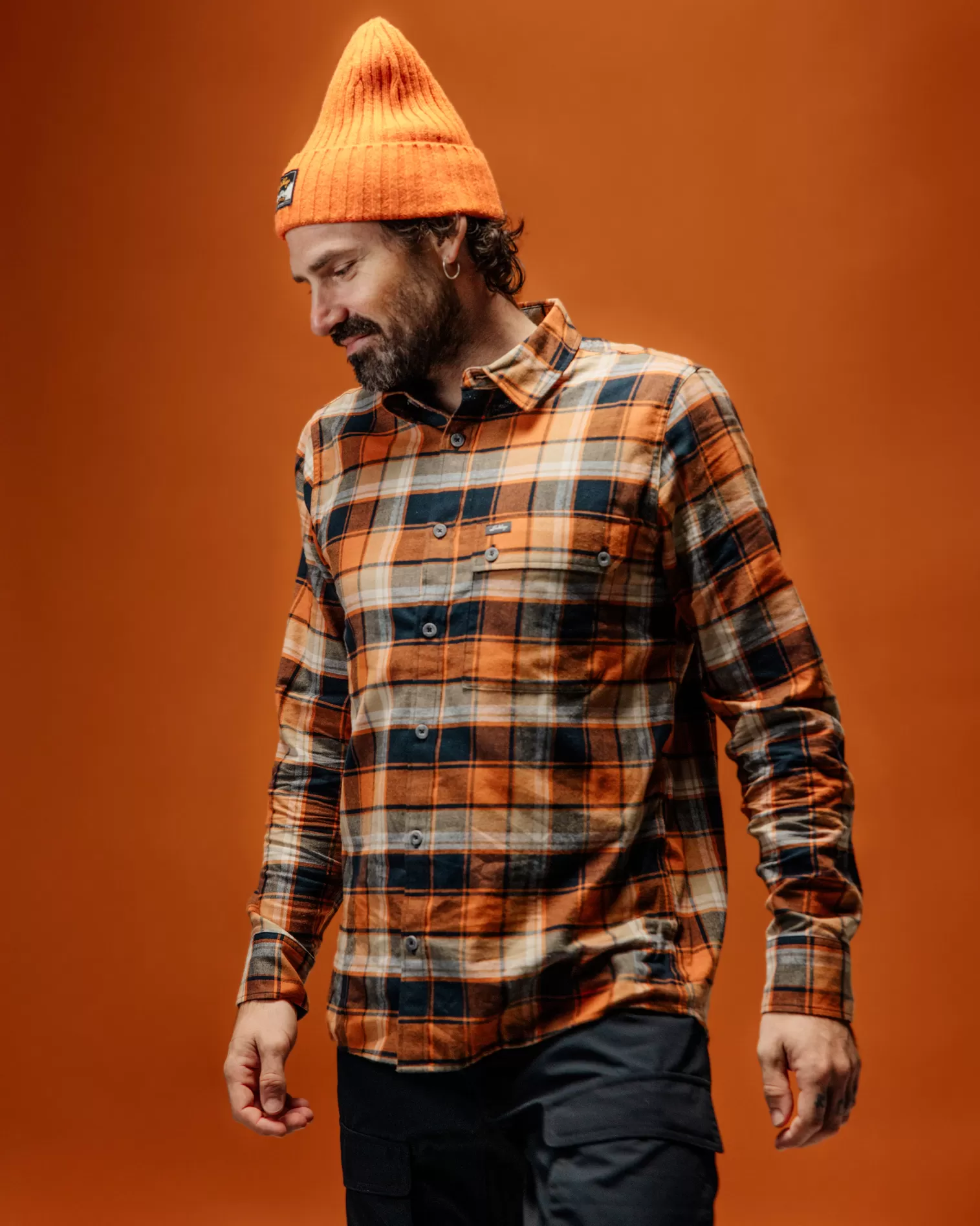 Online Lundhags Järpen Plaid Flannel Shirt Brick