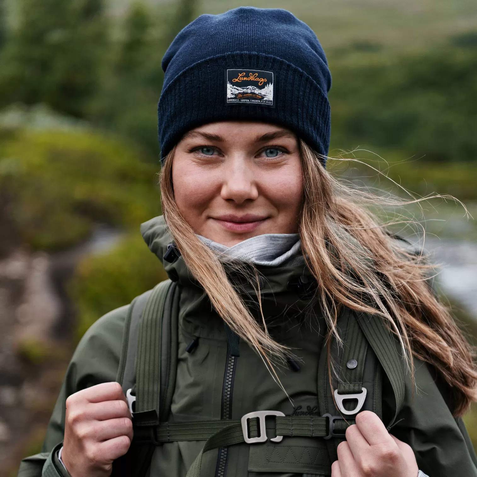 Discount Lundhags Knak Beanie Deep Blue
