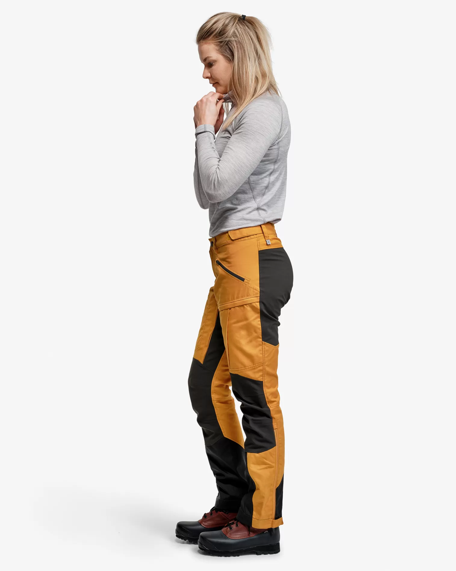 Shop Lundhags Makke Pro Ws Pant Gold/Charcoal