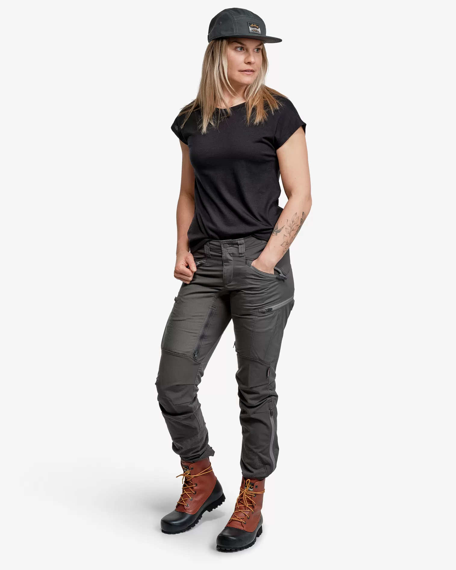 Outlet Lundhags Makke Ws Pant Granite/Charcoal