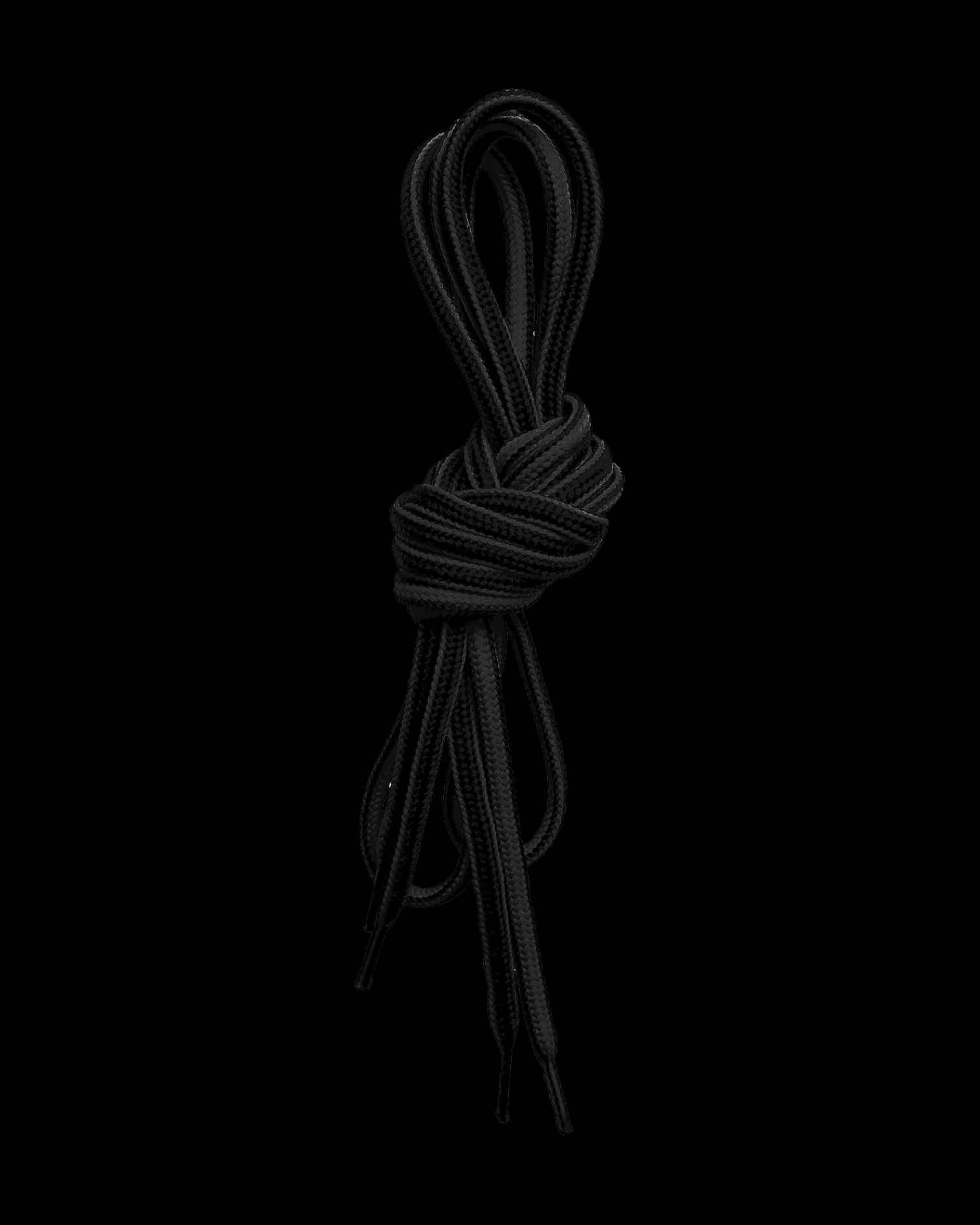 Clearance Lundhags Round Shoe Laces 130cm Black