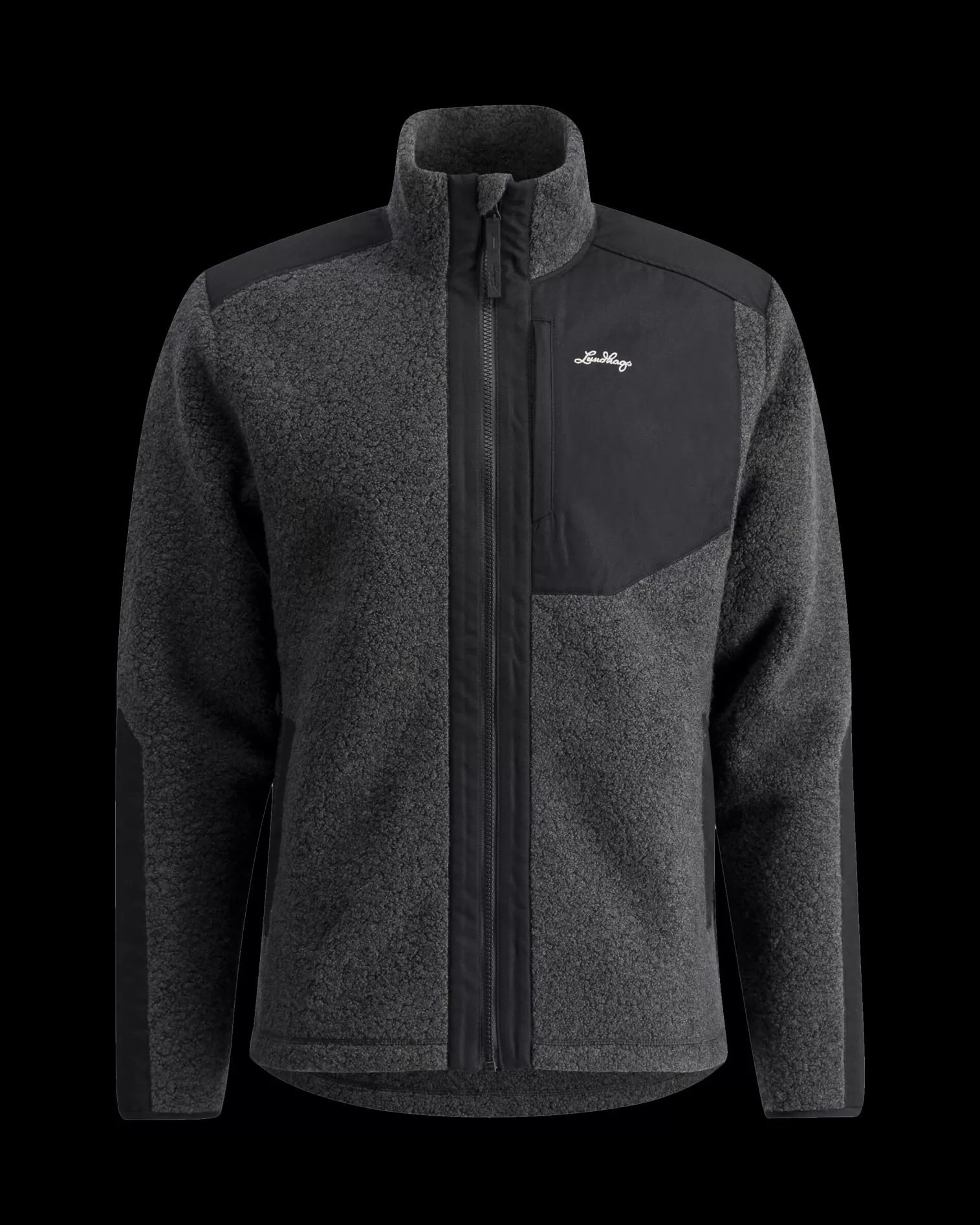 Best Lundhags Saruk Wool Pile Mid Full Zip M Charcoal