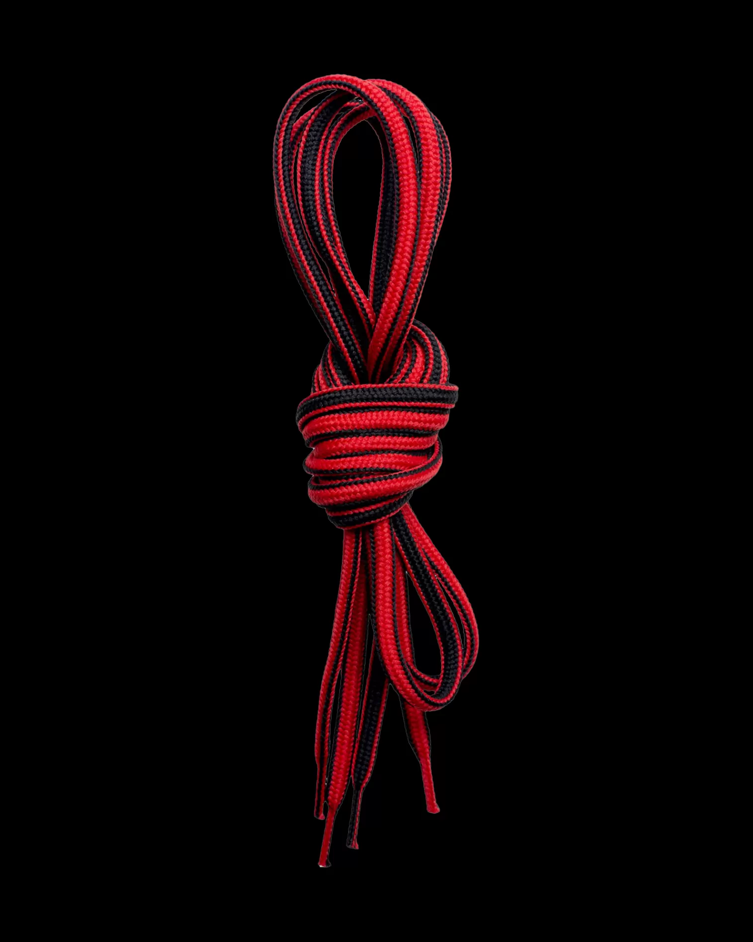 Clearance Lundhags Shoe Laces 150cm Black/Red