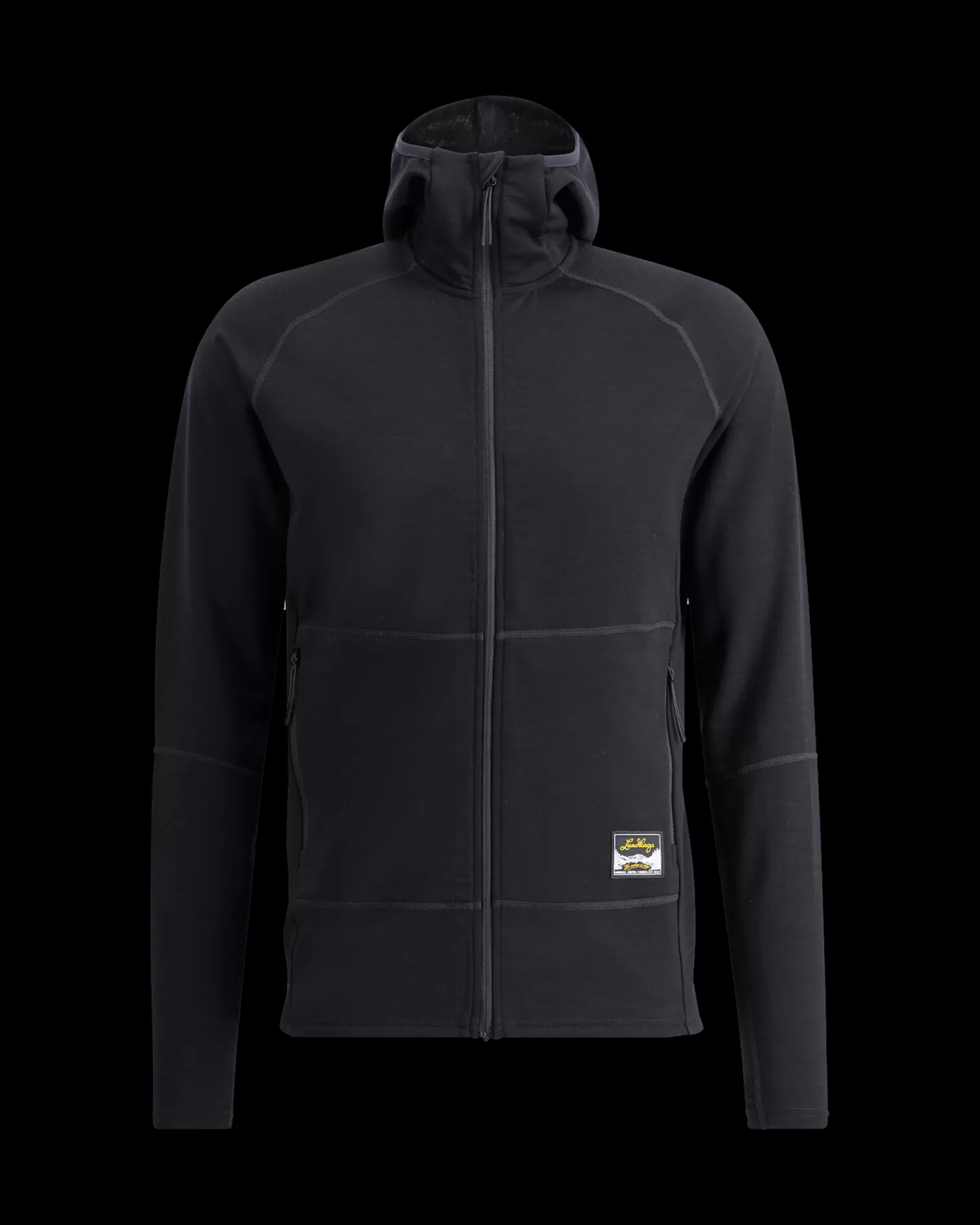 Outlet Lundhags Tived Merino Hoodie M Black