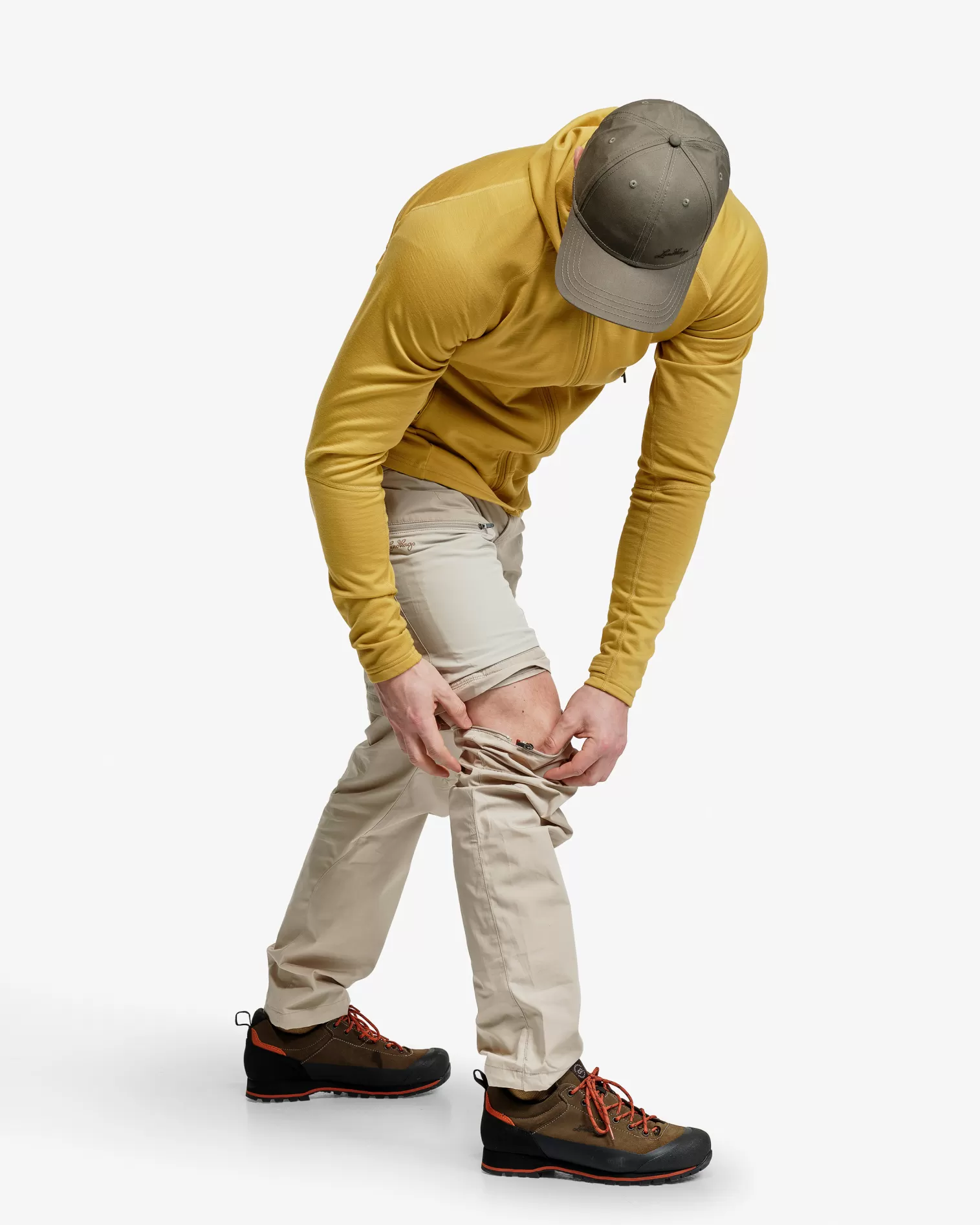 Store Lundhags Tived Zip-off Pant M Sand
