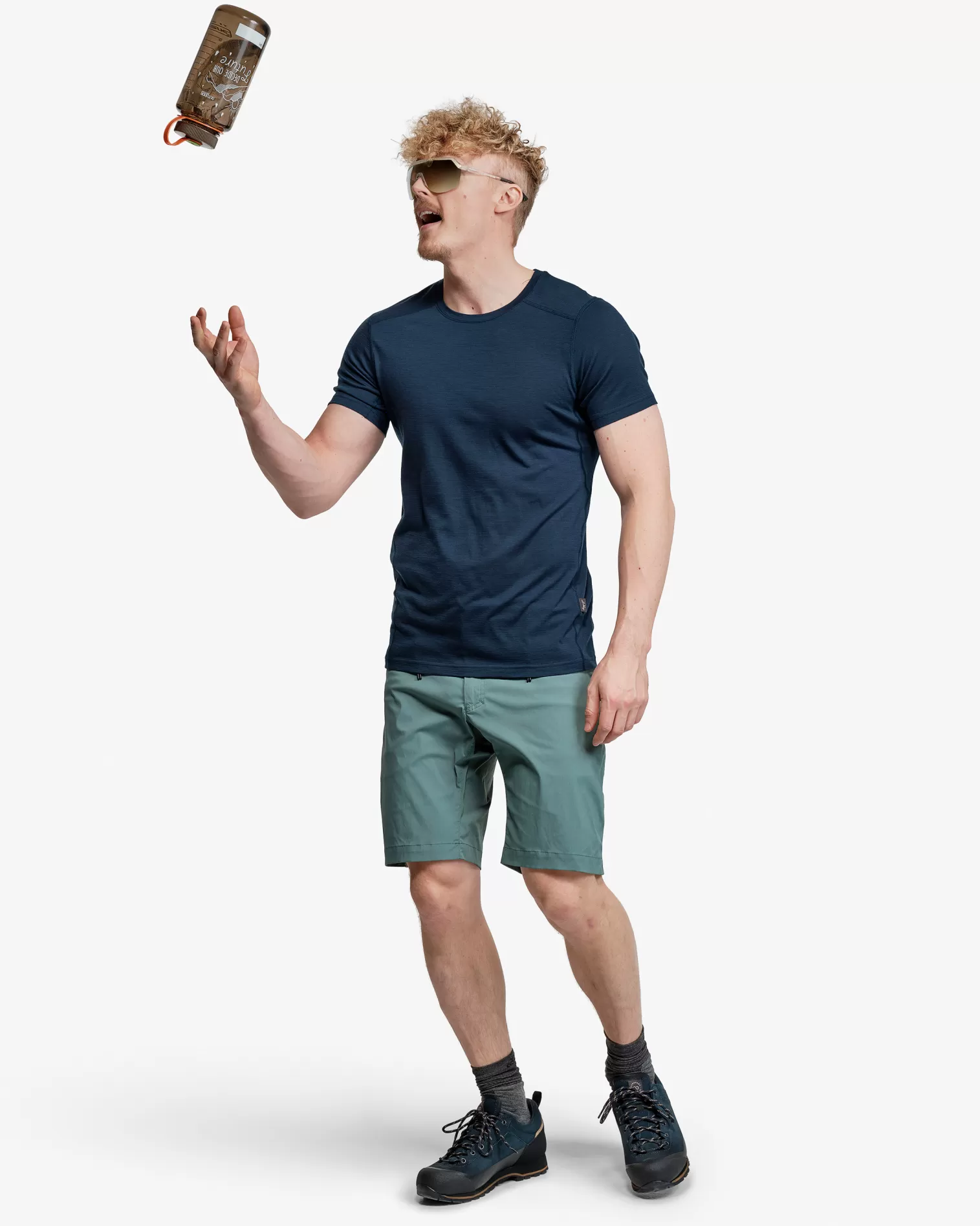 New Lundhags Tyre Merino T-Shirt M Light Navy