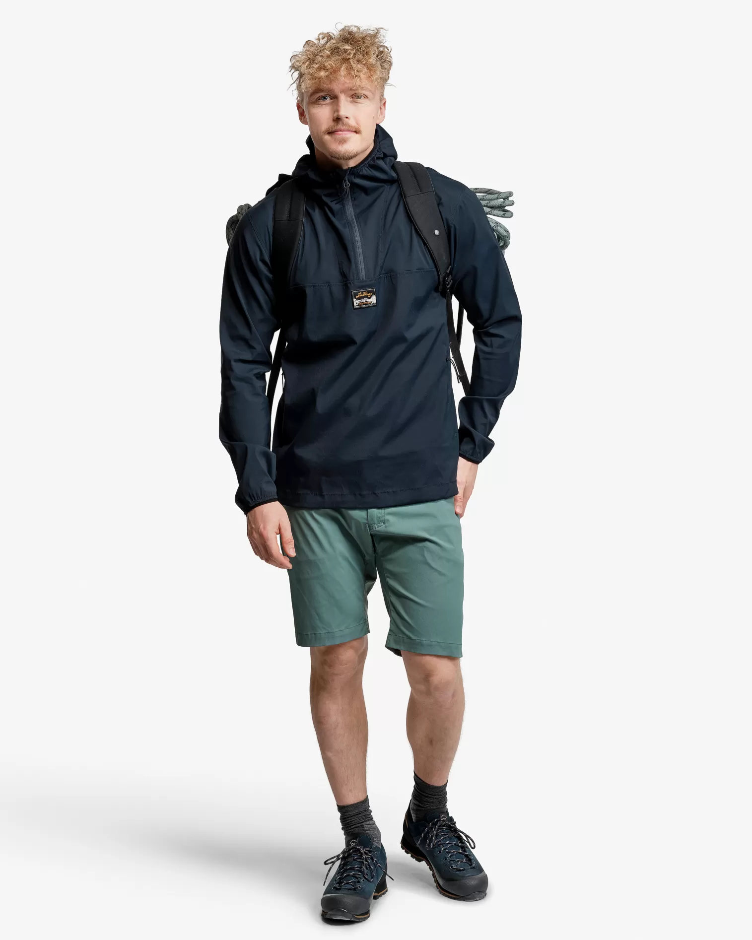Cheap Lundhags Tyre Stretch Anorak M Deep Blue