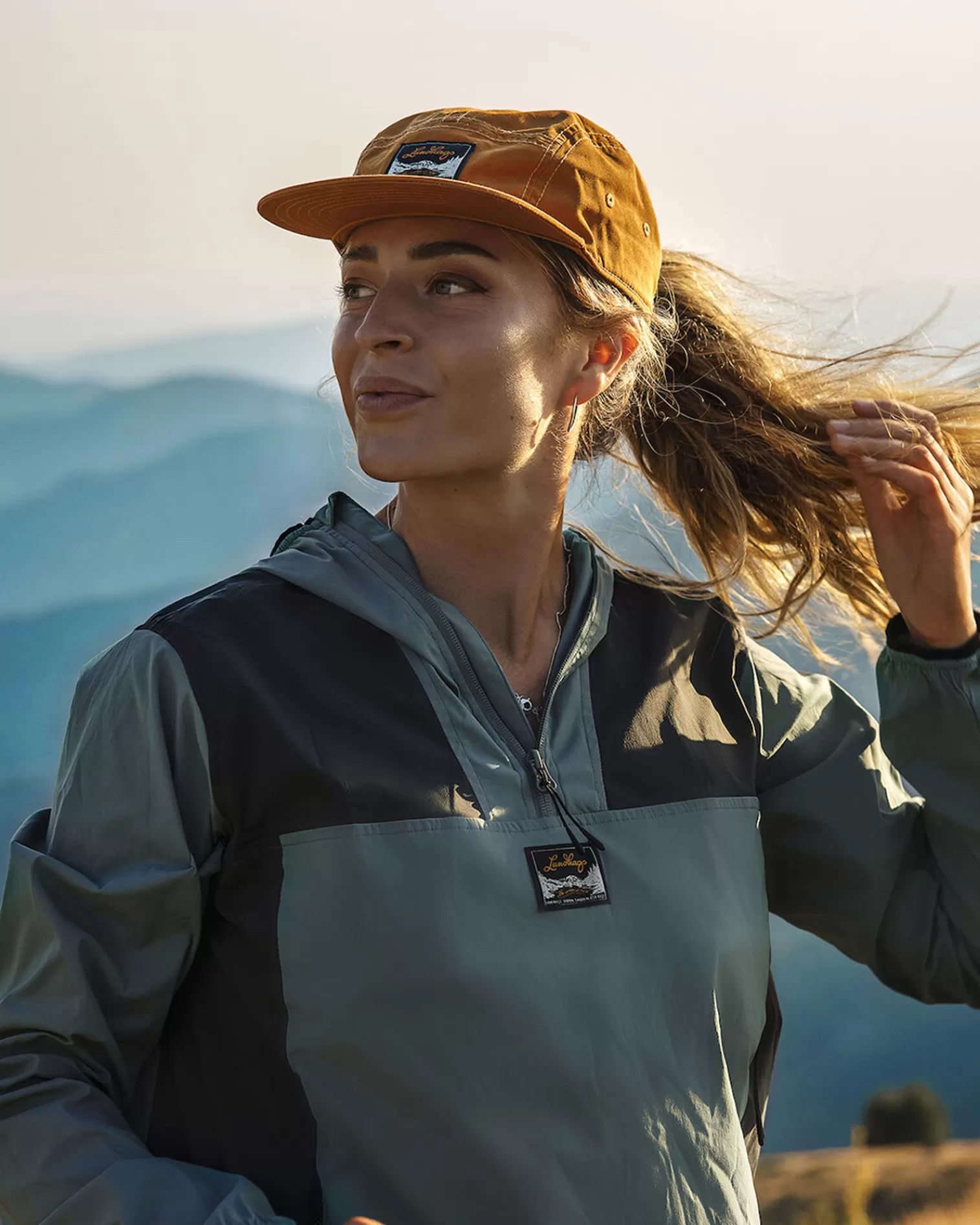 Sale Lundhags Tyre Stretch Anorak W Jade/Seaweed