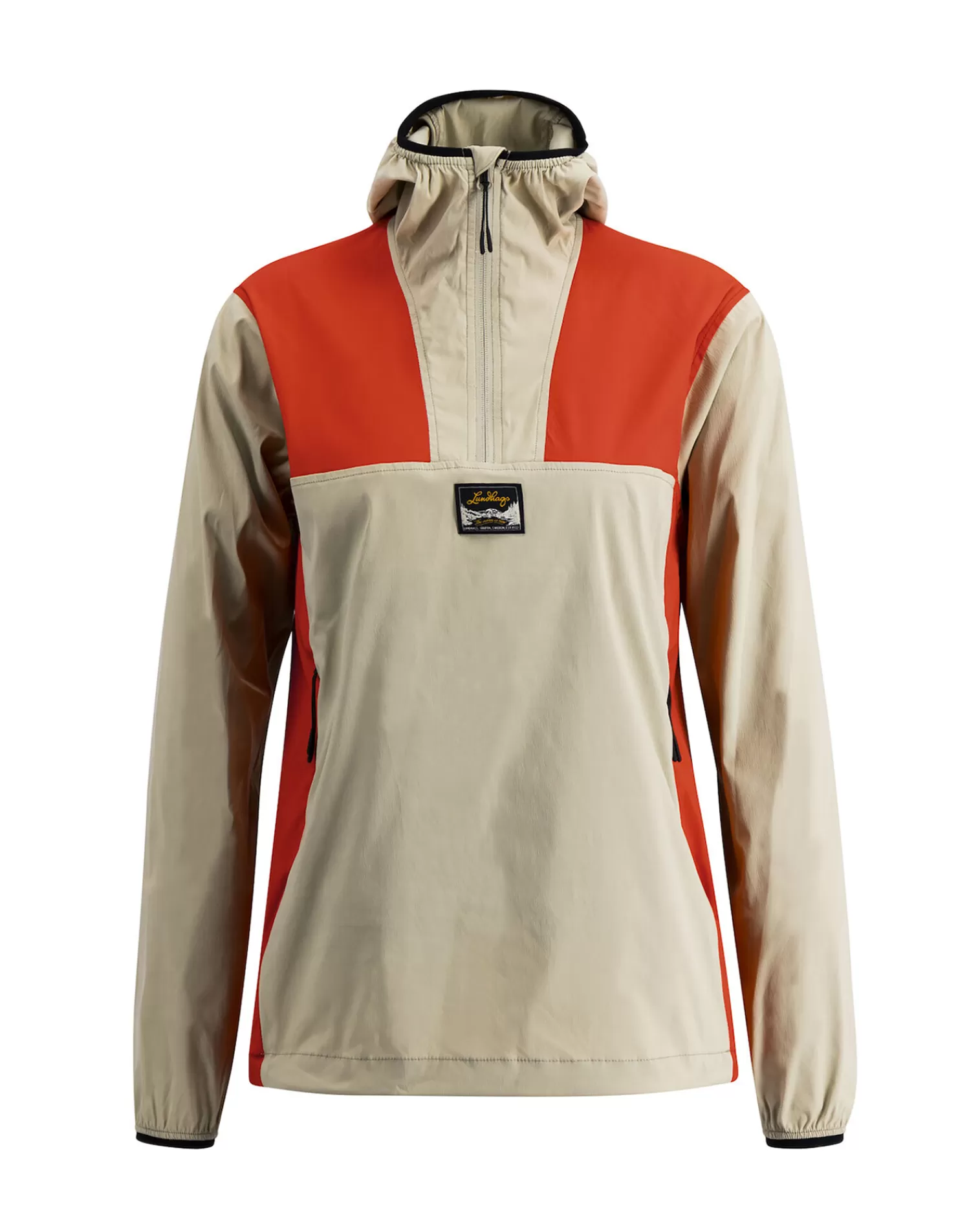 Sale Lundhags Tyre Stretch Anorak W Sand/Lively Red